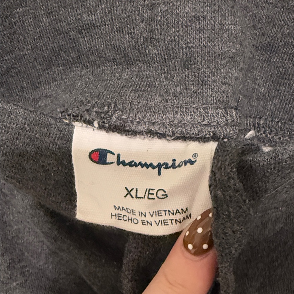 Champion Men's Dark Gray Athletic Shorts - Picture 3 of 6
